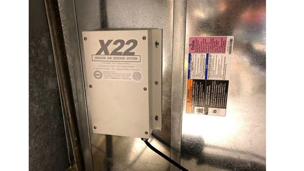 X22 D-3000 HVAC In-Duct Air Sterilizer with X22 Tech